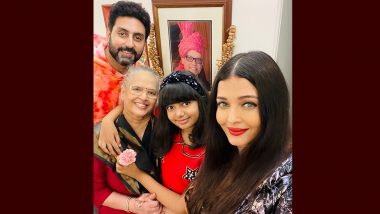 Abhishek Bachchan, Aaradhya, Aishwarya Rai Bachchan Celebrate Vrinda Rai’s Birthday; Actress Shares Adorable Pictures With Her Mom